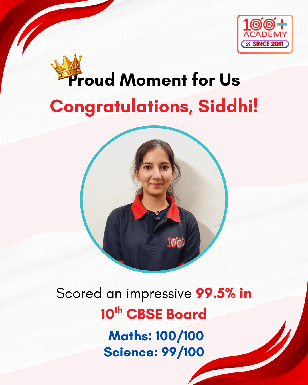 Siddhi - Class 10th Result