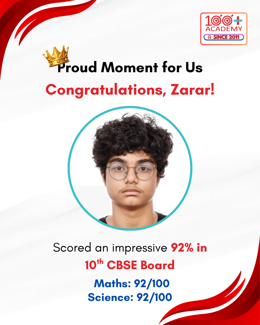 Zarar - Class 10th Result