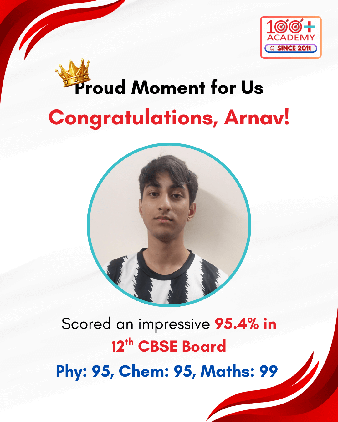 Arnav - Class 12th Result