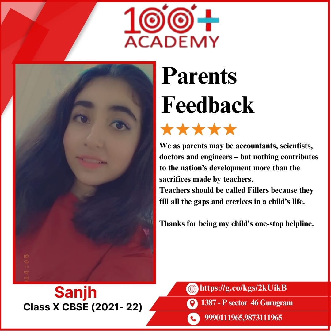 Parent Student Feedback 18