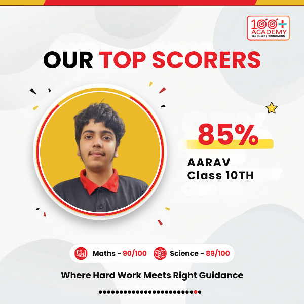 CBSE Class 10 Board Result 2025-26 - Best Class 10 Coaching Unnao - 100 Plus Academy