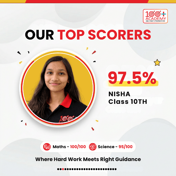 CBSE Class 10 Board Result 2025-26 - Best Class 10 Coaching Unnao - 100 Plus Academy