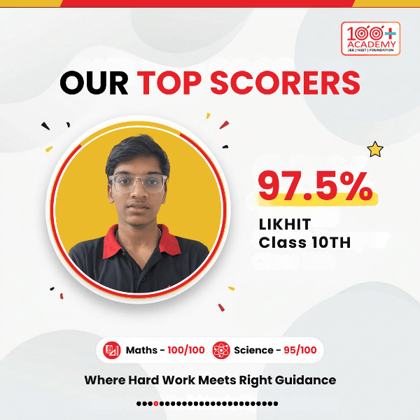 CBSE Class 10 Board Result 2025-26 - Best Class 10 Coaching Unnao - 100 Plus Academy