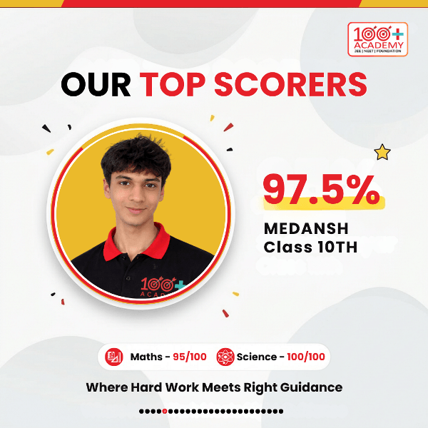 CBSE Class 10 Board Result 2025-26 - Best Class 10 Coaching Unnao - 100 Plus Academy