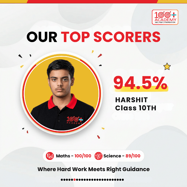 CBSE Class 10 Board Result 2025-26 - Best Class 10 Coaching Unnao - 100 Plus Academy