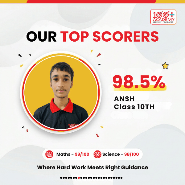 CBSE Class 10 Board Result 2025-26 - Best Class 10 Coaching Unnao - 100 Plus Academy