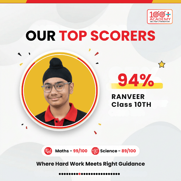 CBSE Class 10 Board Result 2025-26 - Best Class 10 Coaching Unnao - 100 Plus Academy