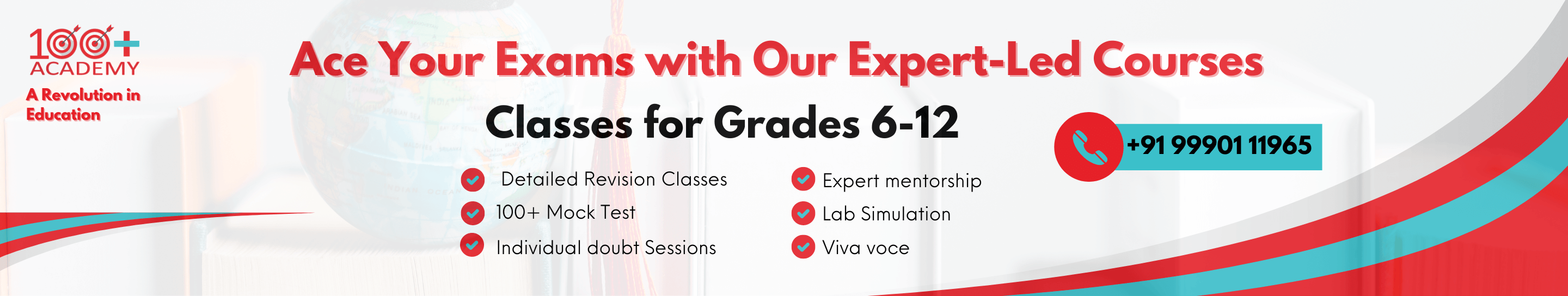 Coaching Classes in Gurgaon Gurugram 100 Plus Academy Banner (3)