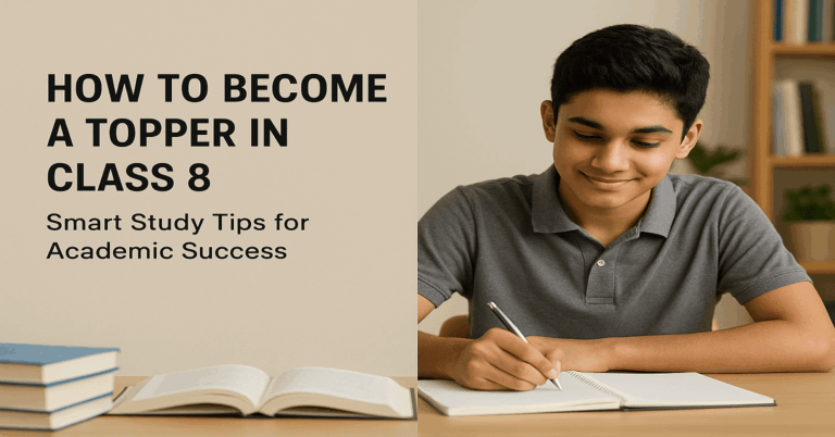 Read more about the article How to Become a Topper in Class 8: Smart Study Tips for Academic Success?