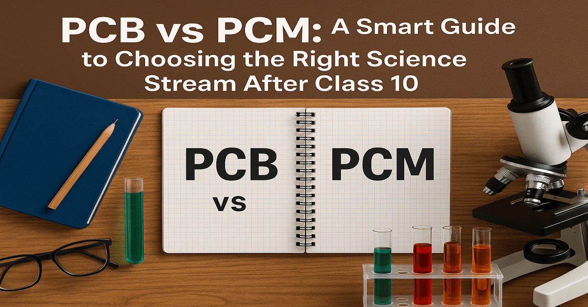 You are currently viewing PCB vs PCM: A Smart Guide to Choosing the Right Science Stream After Class 10