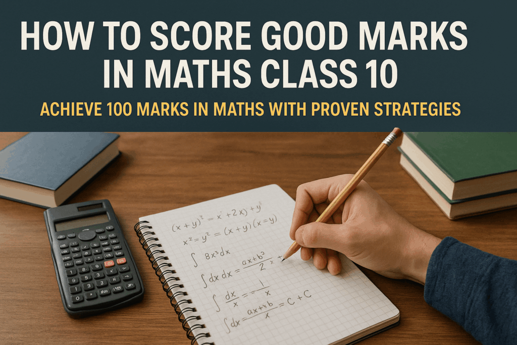 How to Score Good Marks in Maths Class 10: Achieve 100 Marks in Maths with Proven Strategies